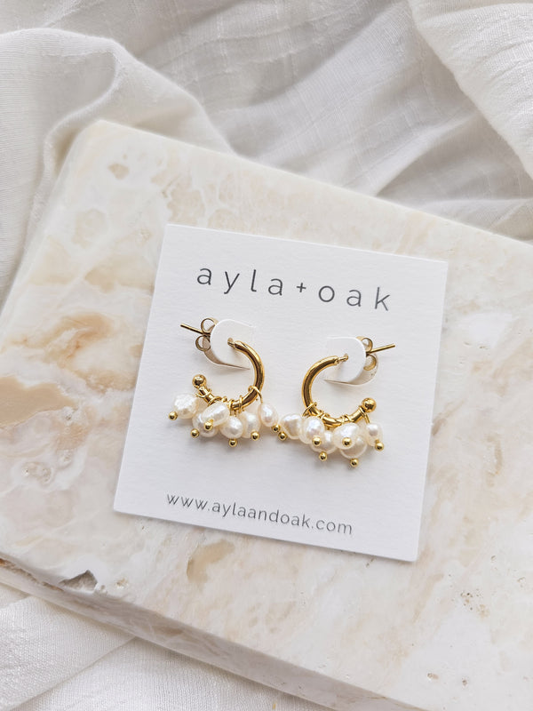 Luella Earrings - 18k Gold plated