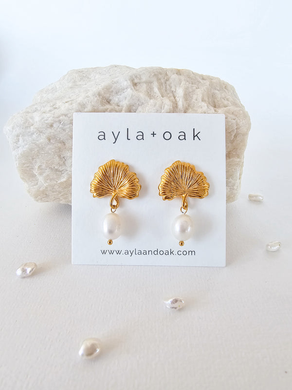 Naya Earrings - 14k Gold Plated