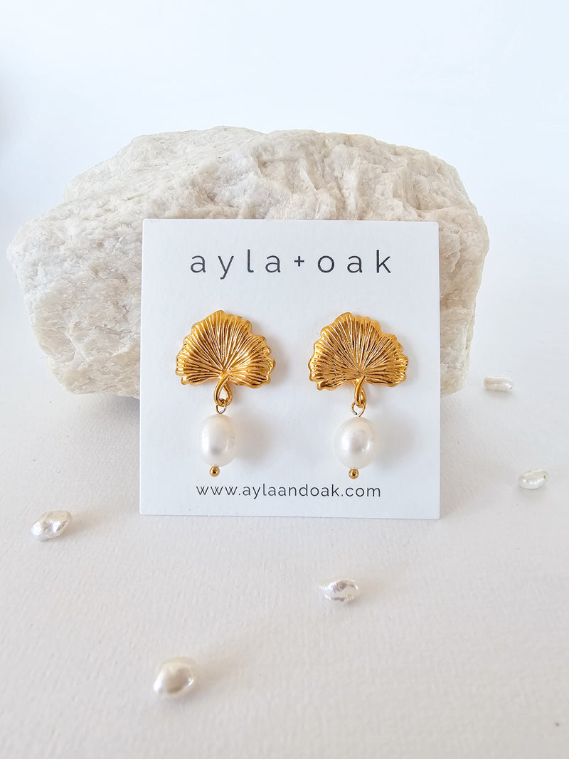 Naya Earrings - 14k Gold Plated