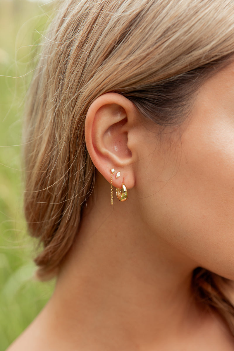 Cecilia Earrings - 14k Gold Plated