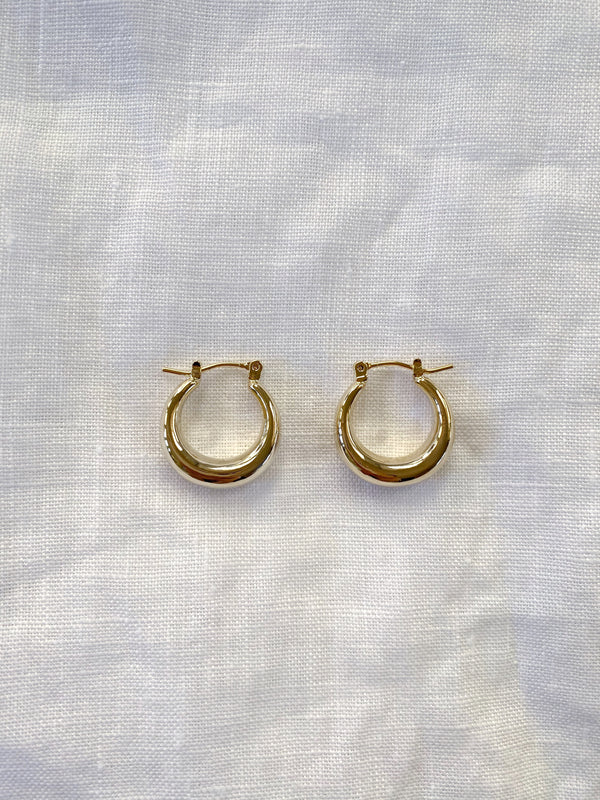 Veneta Hoop Earrings - 14k Gold plated