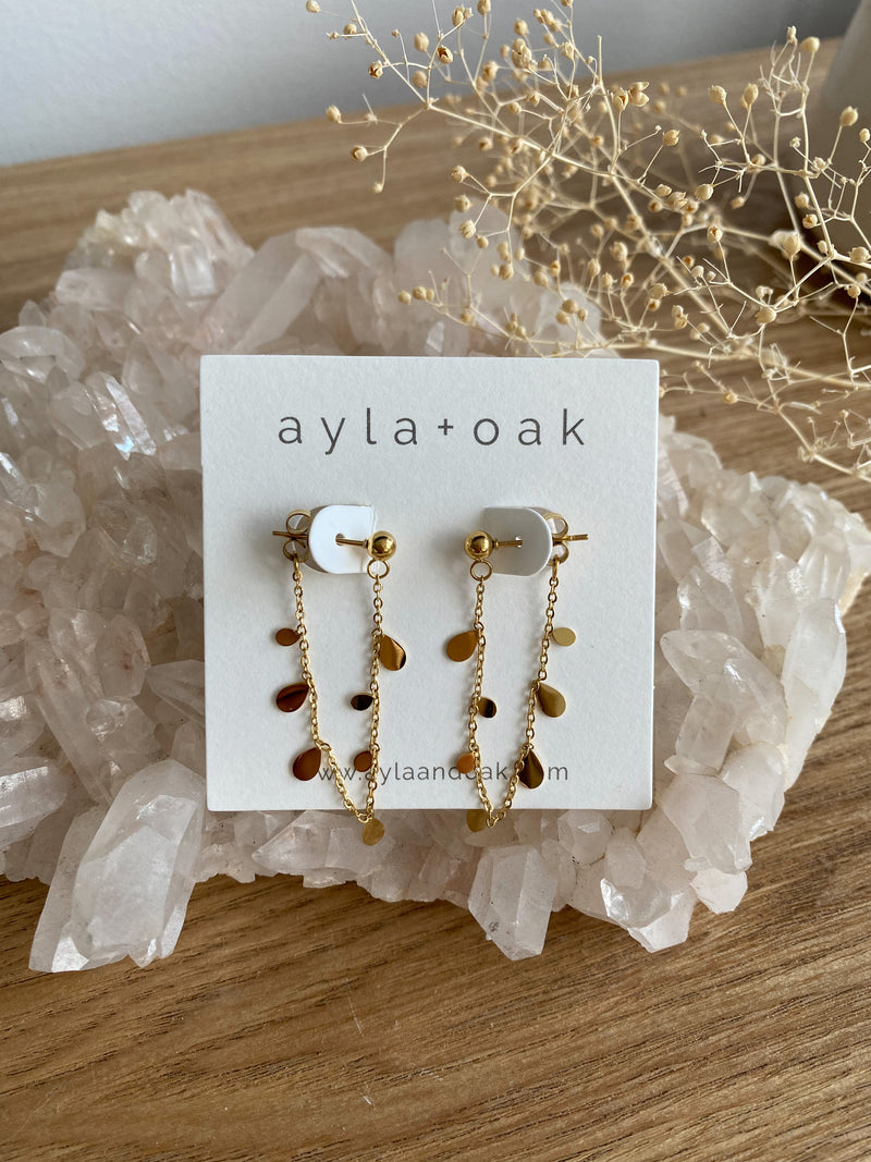 Alana Earrings - 14k Gold Plated