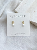 Violet Earrings - 14k Gold Plated