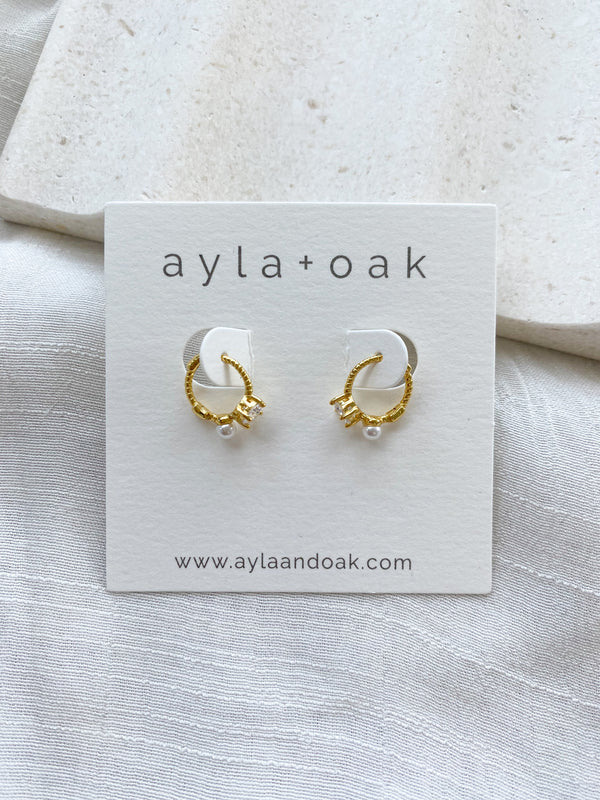 Everly Earrings - 14k Gold Plated