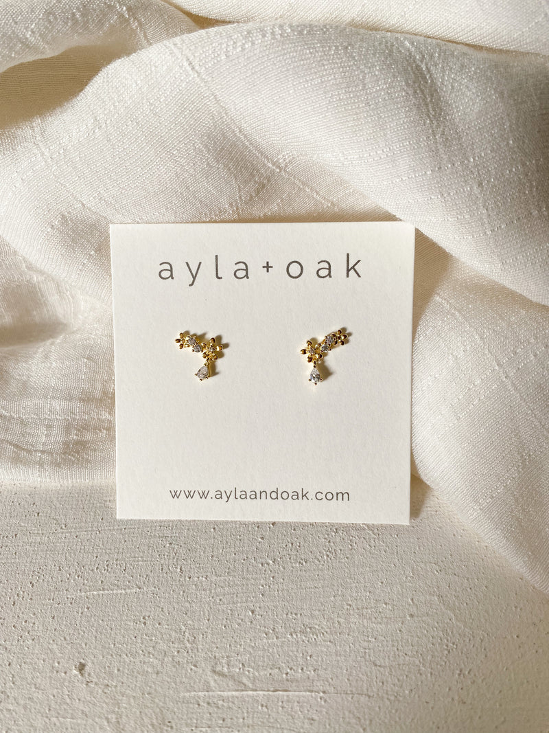 Saskia Earrings - 14K Gold Plated