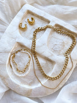 Matilda 14K Gold Plated Pearl Bracelet