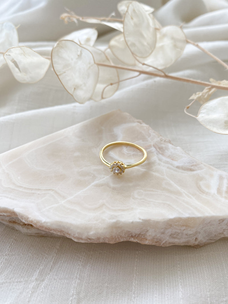 Zoe Ring - 14k Gold plated – Ayla and Oak