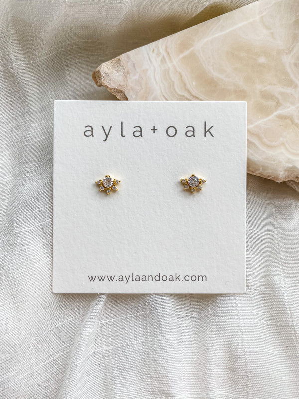 Zephyr Earrings - 14k Gold Plated