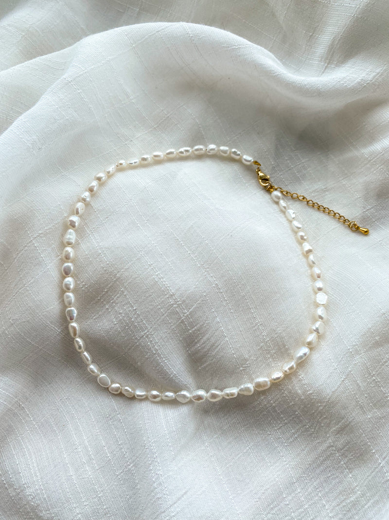 Devon Pearl Choker Necklace – Ayla and Oak