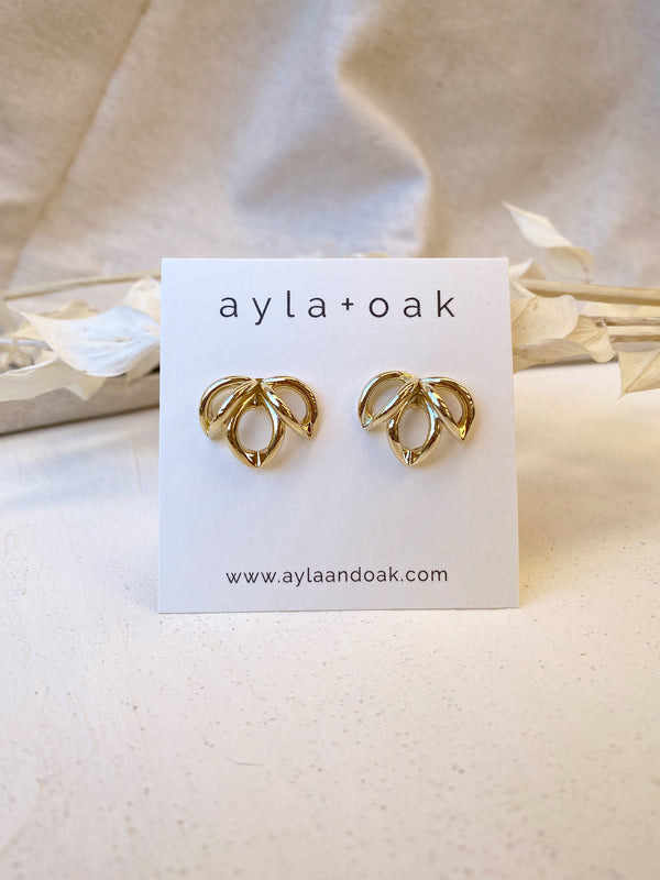Carly Earrings - 14k Gold plated