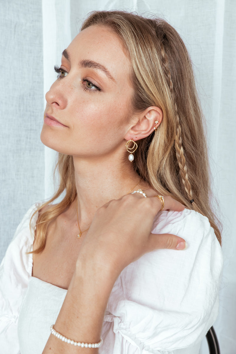 Ruth Earrings - 14k Gold plated