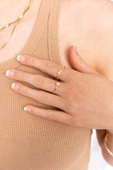 Zoe Ring - 14k Gold plated