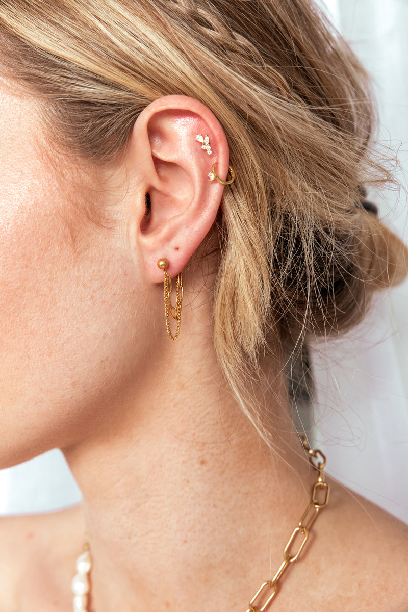 Helena Earrings - 14k Gold Plated