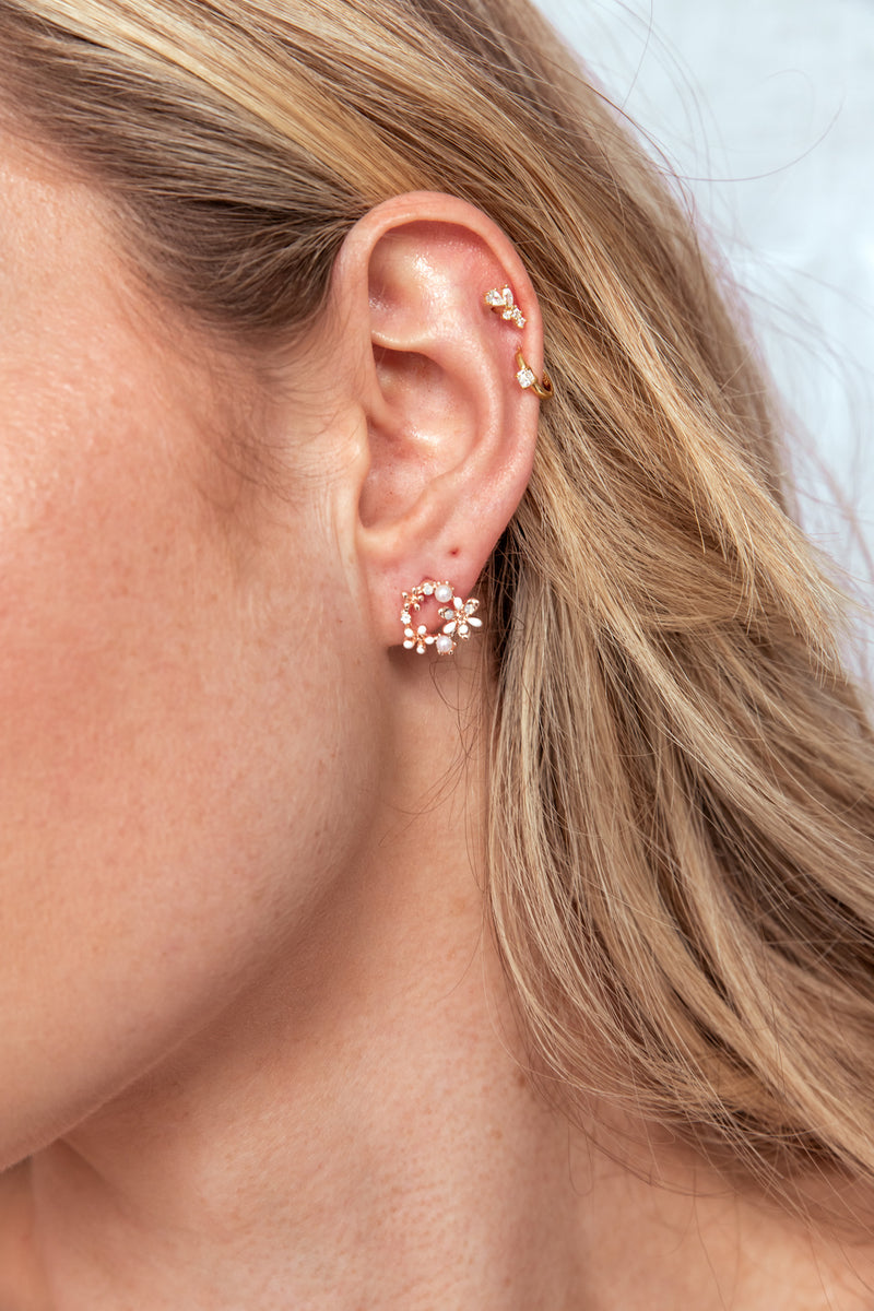 Melodie Studs - Rose